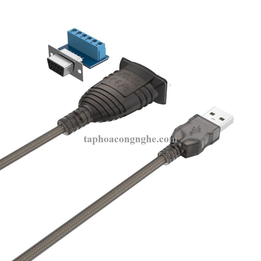 Unitek 96105 Y-1082 1.5M Cáp chuyển Usb 2.0 sang Rs 422/Rs485 bọc chống nhiễu 30096105